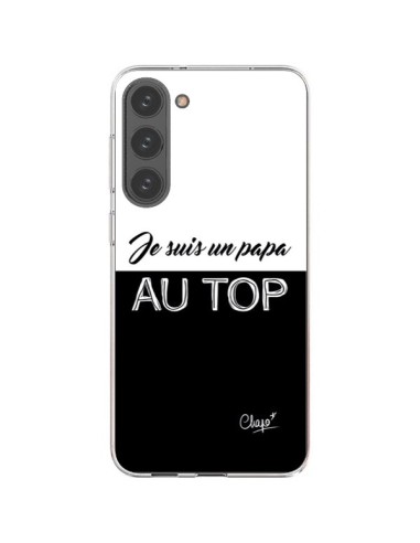 Cover Samsung Galaxy S23 Plus 5G Sono un Papà al Top Nero - Chapo