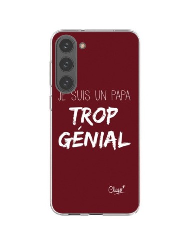 Samsung Galaxy S23 Plus 5G Case I’m a Genius Dad Red Bordeaux - Chapo