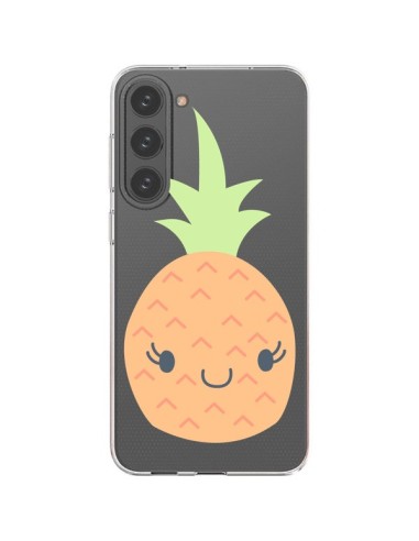 Cover Samsung Galaxy S23 Plus 5G Ananas Pineapple Fruit Trasparente - Claudia Ramos