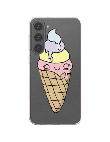 Coque Samsung Galaxy S23 Plus 5G Ice Cream Glace Summer Été Parfum Transparente - Claudia Ramos