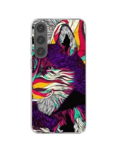 Cover Samsung Galaxy S23 Plus 5G Husky Cane-Lupo Colorato...