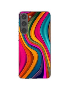 Samsung Galaxy S23 Plus 5G Case Love Colored Waves -...