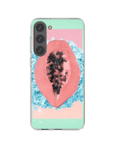 Coque Samsung Galaxy S23 Plus 5G Papaya Rocks Fruit - Danny Ivan