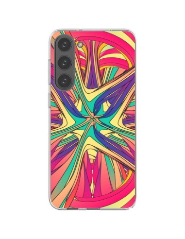 Coque Samsung Galaxy S23 Plus 5G Veins Veines Azteque Vagues - Danny Ivan