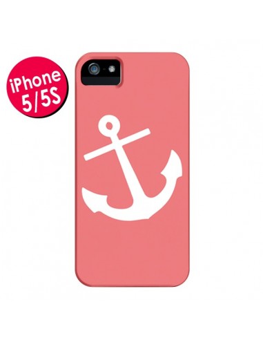 Coque Ancre Corail pour iPhone 5 et 5S - Mary Nesrala