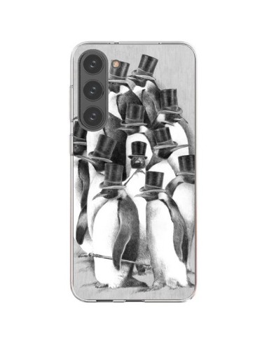 Coque Samsung Galaxy S23 Plus 5G Pingouins Gentlemen - Eric Fan