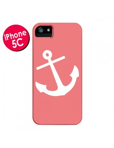 Coque Ancre Corail pour iPhone 5C - Mary Nesrala