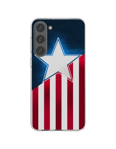 Coque Samsung Galaxy S23 Plus 5G Captain America - Eleaxart