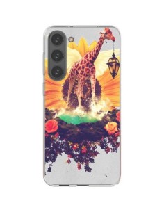 Coque Samsung Galaxy S23 Plus 5G Girafflower Girafe -...