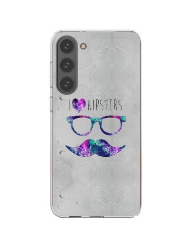 Coque Samsung Galaxy S23 Plus 5G I Love Hipsters - Eleaxart