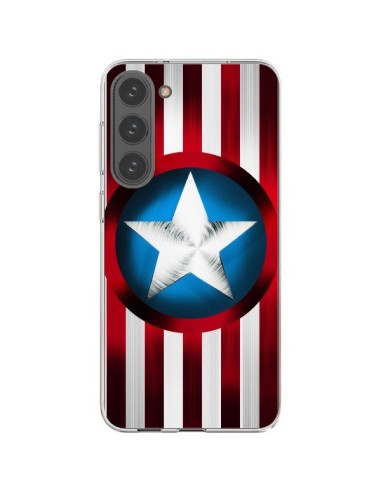 Coque Samsung Galaxy S23 Plus 5G Captain America Great Defender - Eleaxart