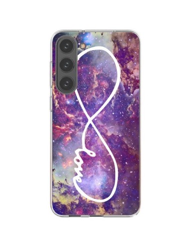 Cover Samsung Galaxy S23 Plus 5G Amore Forever Infinito Galaxy - Eleaxart