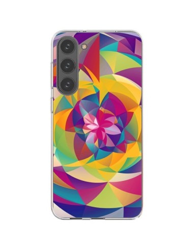 Coque Samsung Galaxy S23 Plus 5G Acid Blossom Fleur - Eleaxart