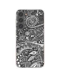 Samsung Galaxy S23 Plus 5G Case Aztec Black and White -...