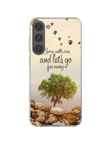 Cover Samsung Galaxy S23 Plus 5G Let's Go Far Away Palloncini - Eleaxart