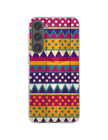 Cover Samsung Galaxy S23 Plus 5G Messicano Triangolo Azteco  - Eleaxart