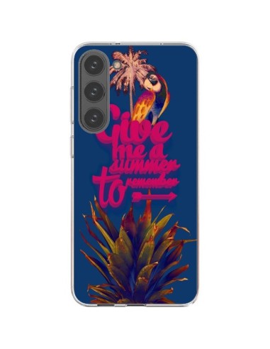 Cover Samsung Galaxy S23 Plus 5G Give me a summer to remember souvenir Paesaggio - Eleaxart