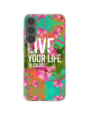 Cover Samsung Galaxy S23 Plus 5G Live your Life Vivi la tua vita - Eleaxart