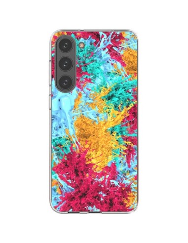 Coque Samsung Galaxy S23 Plus 5G Splashes Peintures - Eleaxart