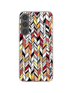 Samsung Galaxy S23 Plus 5G Case Graphic Aztec Red Orange...
