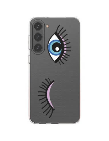 Coque Samsung Galaxy S23 Plus 5G Eyes Oeil Yeux Bleus Transparente -  Léa Clément