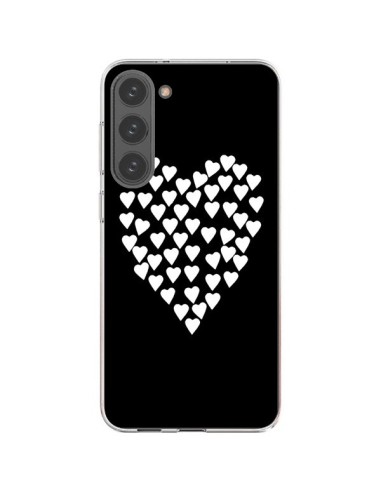 Samsung Galaxy S23 Plus 5G Case Heart in hearts White - Project M
