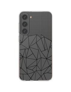Samsung Galaxy S23 Plus 5G Case Lines Grid Abstract Black...