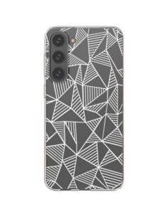 Cover Samsung Galaxy S23 Plus 5G Linee Griglia Triangles...