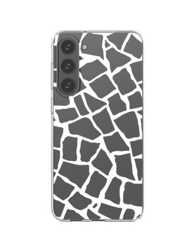 Samsung Galaxy S23 Plus 5G Case Giraffe Mosaic White Clear - Project M
