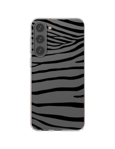 Coque Samsung Galaxy S23 Plus 5G Zebre Zebra Noir Transparente - Project M
