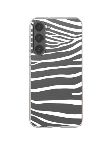 Coque Samsung Galaxy S23 Plus 5G Zebre Zebra Blanc Transparente - Project M