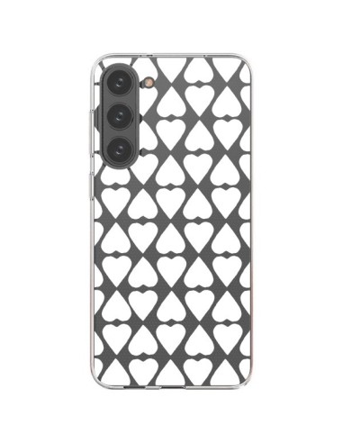 Samsung Galaxy S23 Plus 5G Case Heart White Clear - Project M