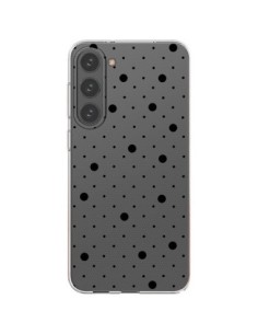 Cover Samsung Galaxy S23 Plus 5G Punti Nero Trasparente -...