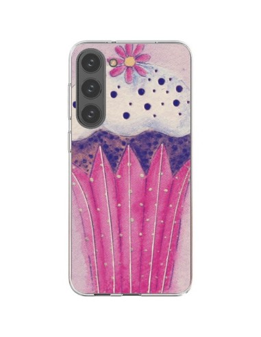 Coque Samsung Galaxy S23 Plus 5G Cupcake Rose - Irene Sneddon