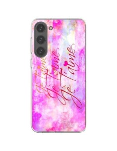 Coque Samsung Galaxy S23 Plus 5G Je t'aime I Love You -...