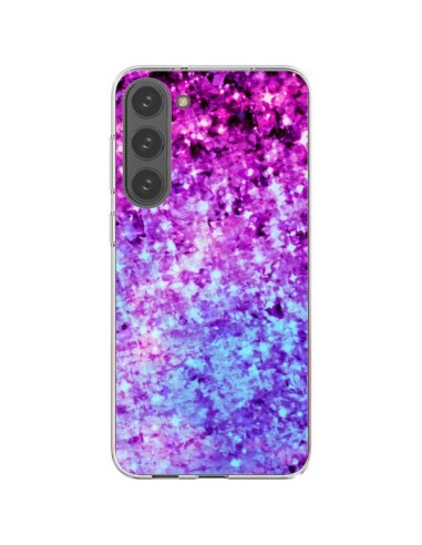 Coque Samsung Galaxy S23 Plus 5G Radiant Orchid Galaxy Paillettes - Ebi Emporium