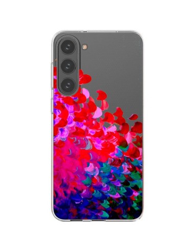 Coque Samsung Galaxy S23 Plus 5G Creation in Color Pink Rose Transparente - Ebi Emporium