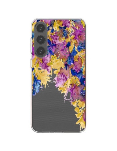 Coque Samsung Galaxy S23 Plus 5G Cascade Florale Transparente - Ebi Emporium