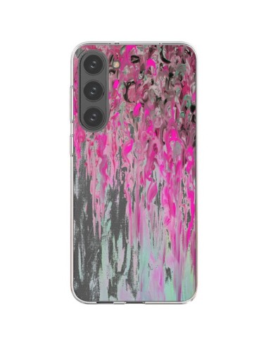 Cover Samsung Galaxy S23 Plus 5G Tempesta Rosa Trasparente - Ebi Emporium