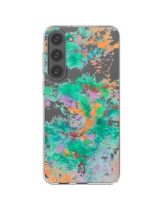 Cover Samsung Galaxy S23 Plus 5G Sirena Fiori Trasparente...