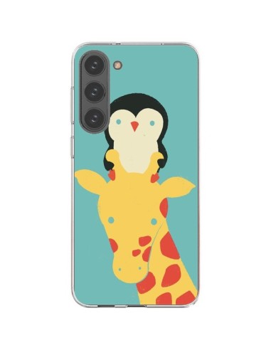 Coque Samsung Galaxy S23 Plus 5G Girafe Pingouin Meilleure Vue Better View - Jay Fleck