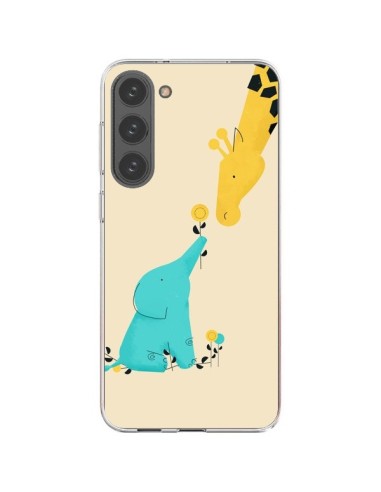 Coque Samsung Galaxy S23 Plus 5G Elephant Bebe Girafe - Jay Fleck