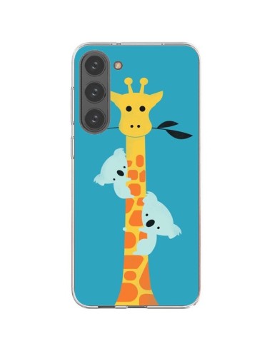 Coque Samsung Galaxy S23 Plus 5G Koala Girafe Arbre - Jay Fleck