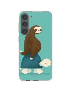 Coque Samsung Galaxy S23 Plus 5G Tortue Taxi Singe Slow...