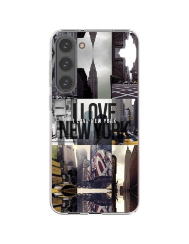 Coque Samsung Galaxy S23 Plus 5G I love New Yorck City noir - Javier Martinez