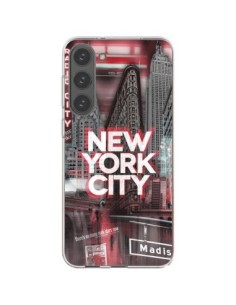 Cover Samsung Galaxy S23 Plus 5G New York City Rosso -...