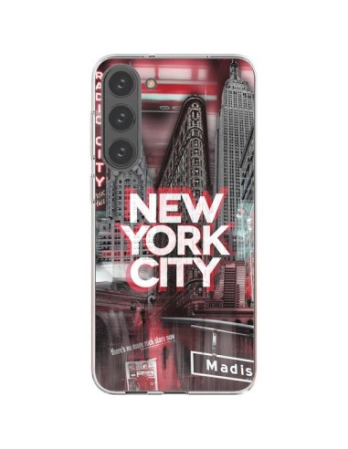 Coque Samsung Galaxy S23 Plus 5G New York City Rouge - Javier Martinez
