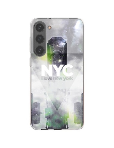 Cover Samsung Galaxy S23 Plus 5G I Love New York City Grigio Verde - Javier Martinez