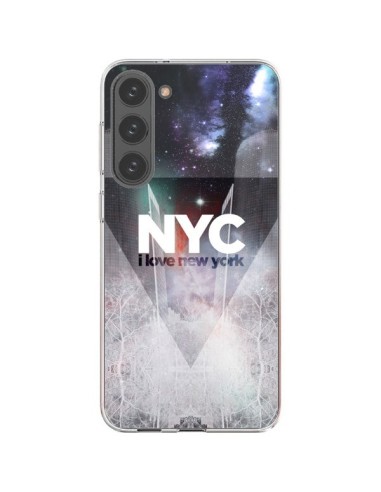 Coque Samsung Galaxy S23 Plus 5G I Love New York City Bleu - Javier Martinez