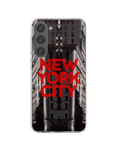 Coque Samsung Galaxy S23 Plus 5G New York City Rouge - Javier Martinez